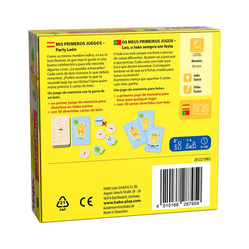 Mis primeros juegos Party León - Haba