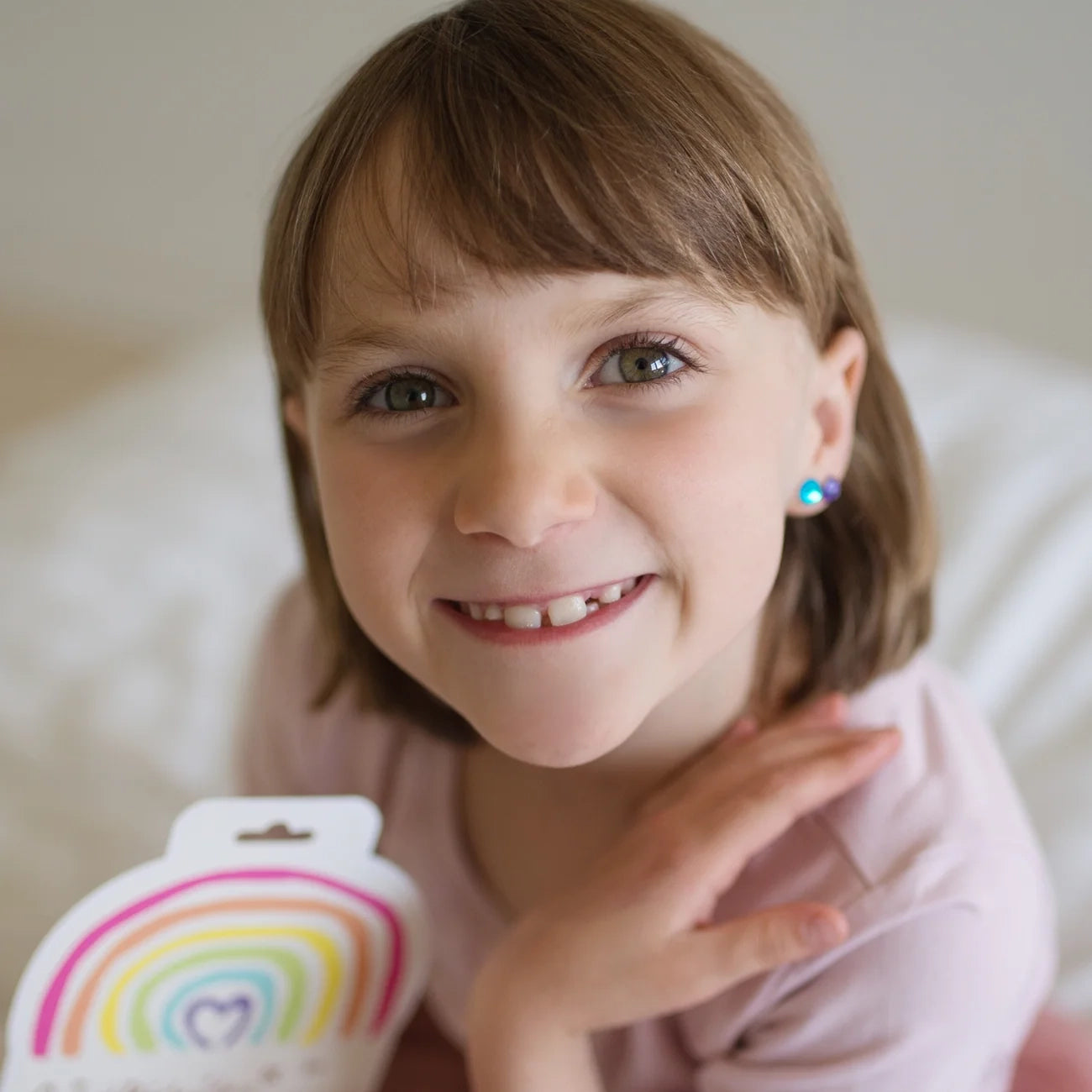 Pendientes adhesivos Great Pretenders - Rainbow