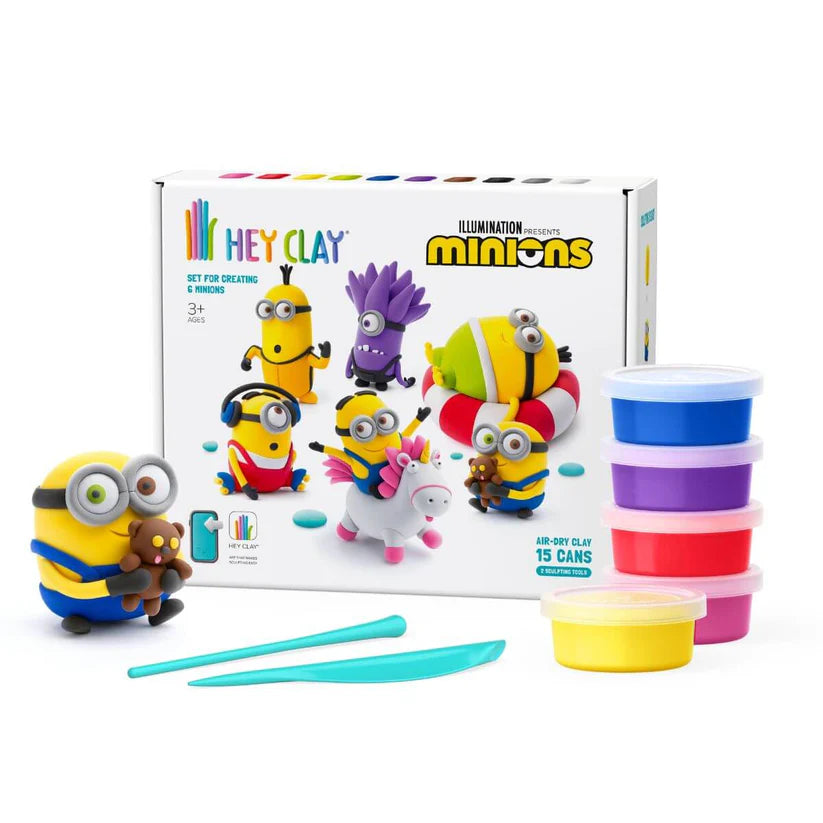 Plastilina Interactiva Minions - Hey Clay