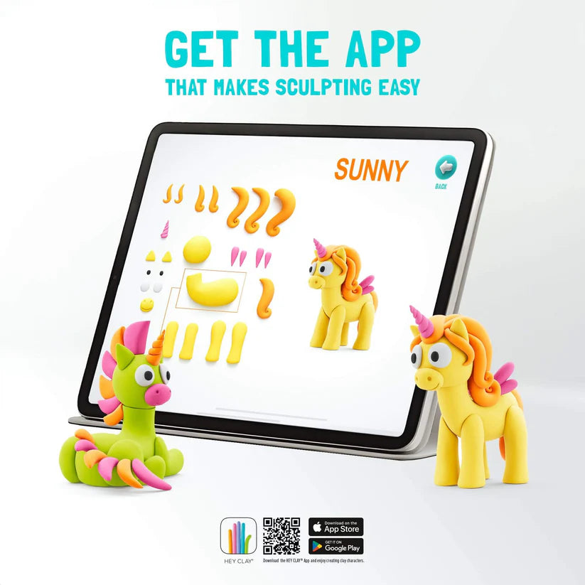 Plastilina Interactiva Unicornios- Hey Clay