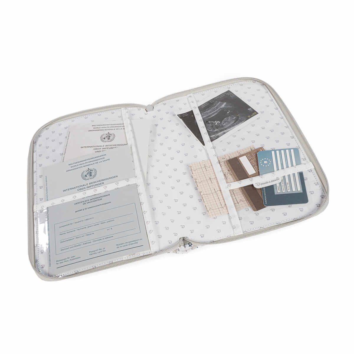 Portadocumento Pasito a Pasito - Delia Azul