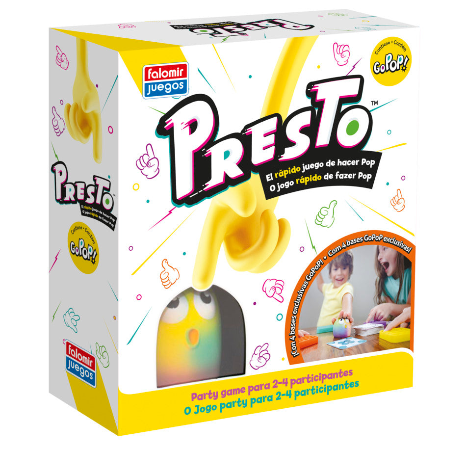 El juego de hacer POP Juego Presto - Falomir Juegos