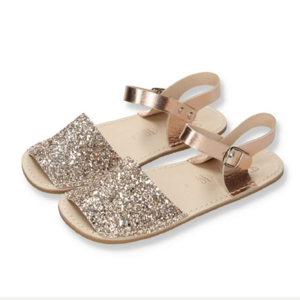 Sandalias Menorquina Adulto Ria Menorca - Glitter Peach