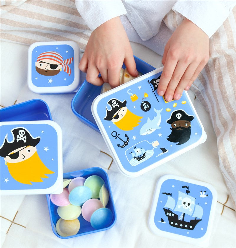 Set cajas almuerzo - A Little Lovely Company Piratas