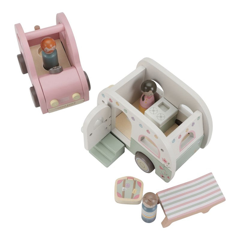 Set coche y caravana Little Dutch