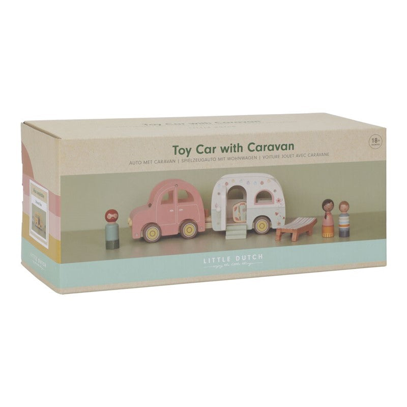 Set coche y caravana Little Dutch