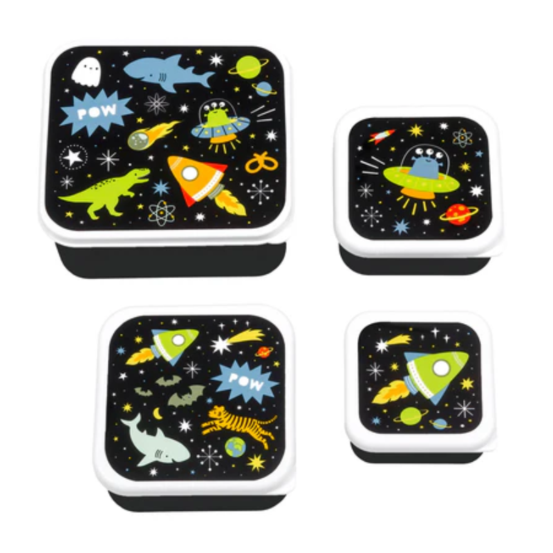 Set cajas almuerzo - A Little Lovely Company Galaxy