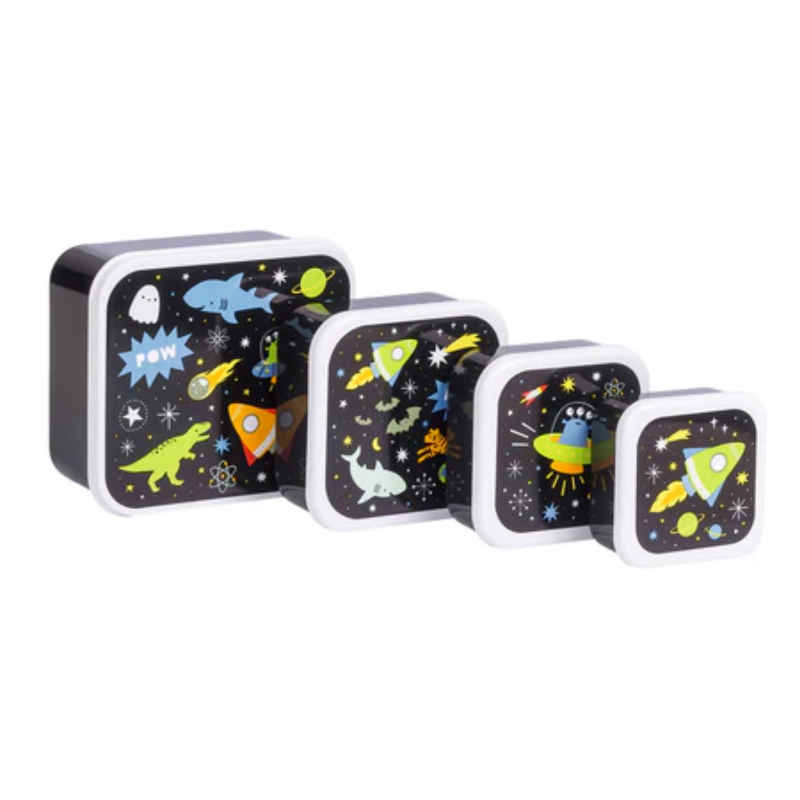 Set cajas almuerzo - A Little Lovely Company Galaxy