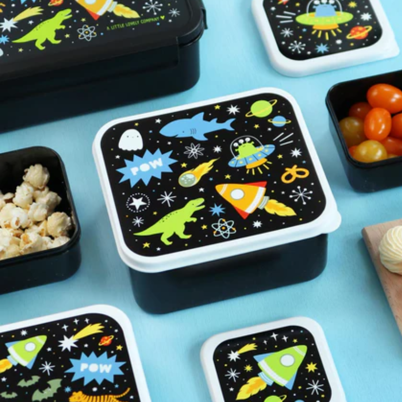Set cajas almuerzo - A Little Lovely Company Galaxy