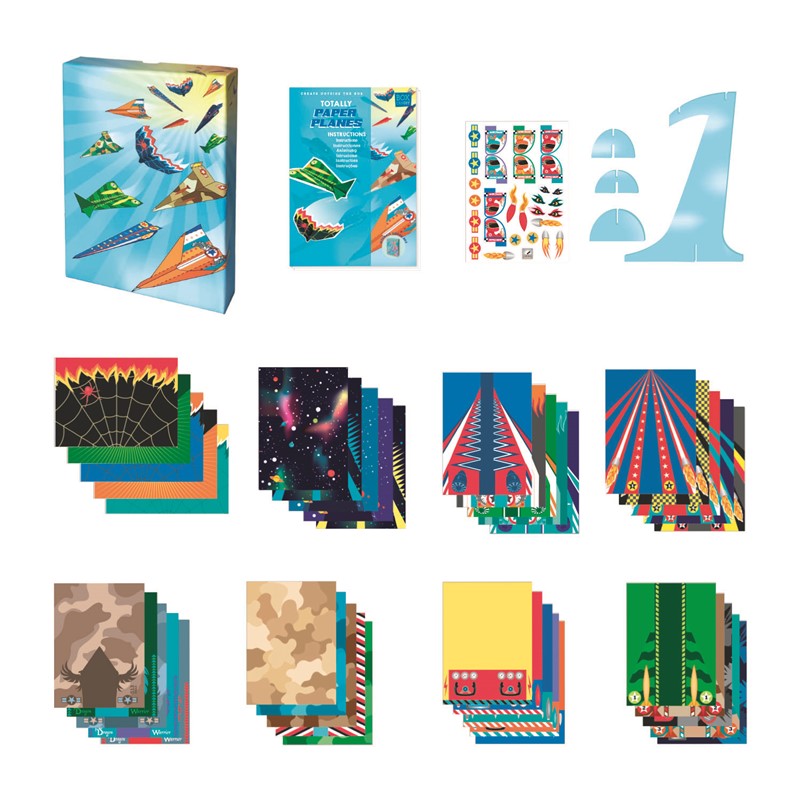Set origami aviones de papel - Box CanDIY