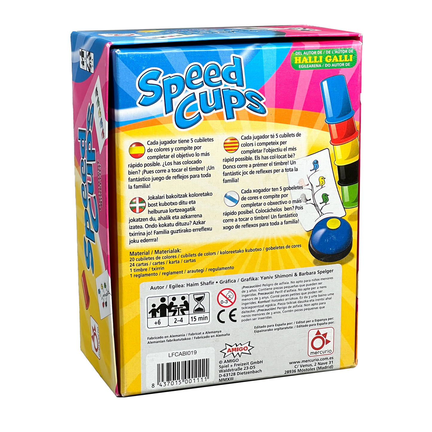 Juego de mesa Speed Cups - Mercurio