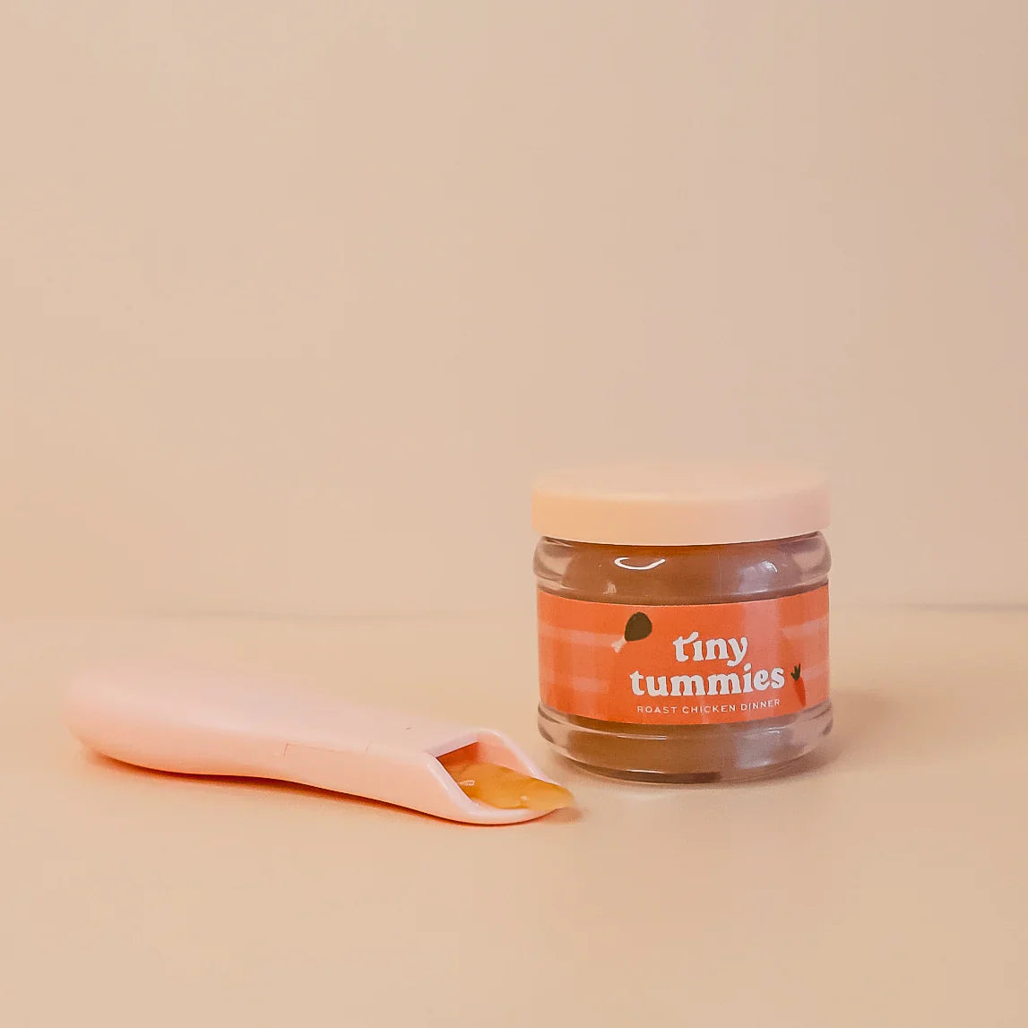 Set potito y cuchara Tiny Tummies Roast Chicken - Tiny Harlow