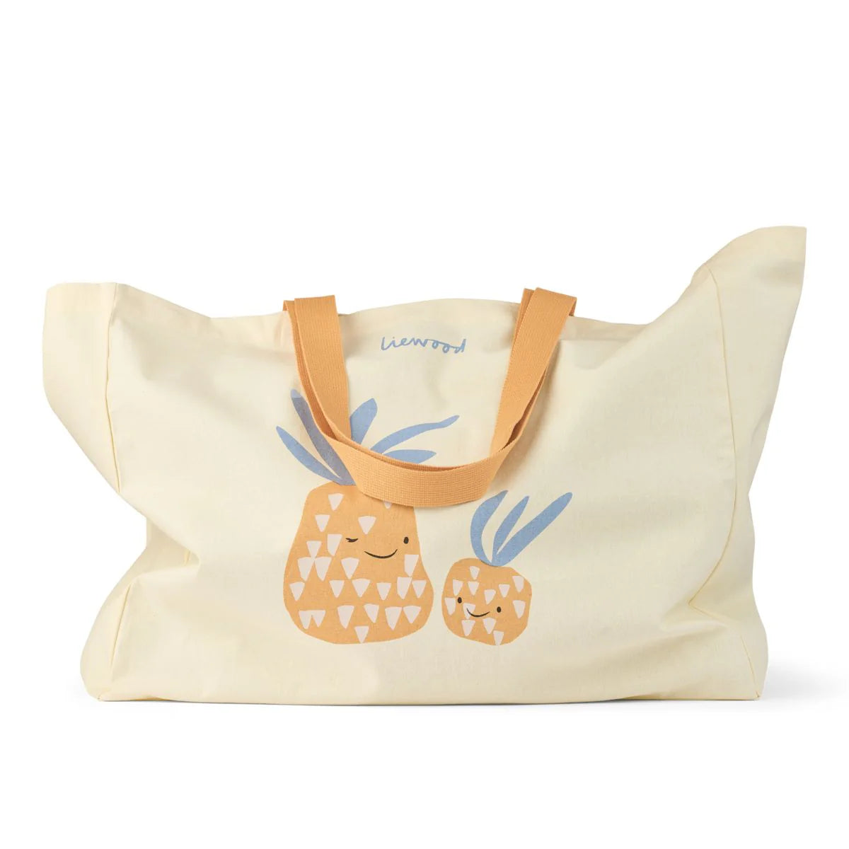 Maxi Tote Bag Liewood Pineapple / Bright yellow