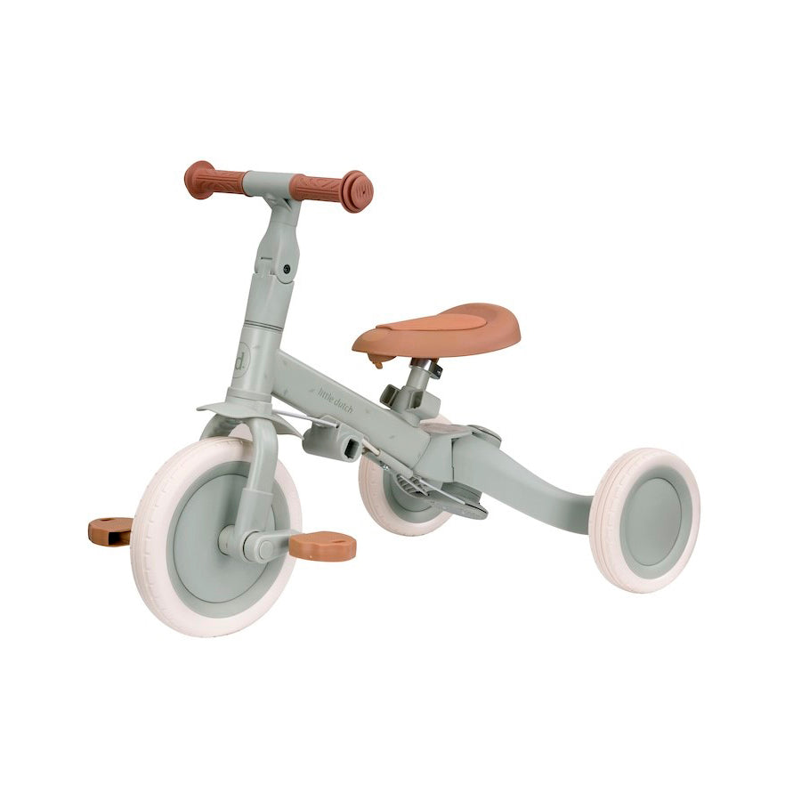 Triciclo con barra Little Dutch Verde