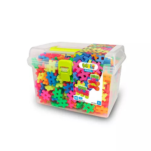 Bloques Meli Basic Neon Travel Box 500 piezas