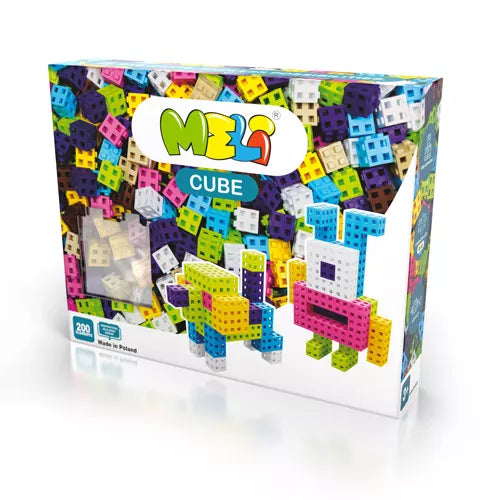 Bloques Meli Cube Pastel 200 piezas