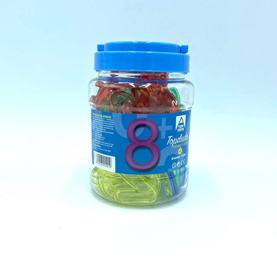 52 números traslúcidos en 4 colores TToys