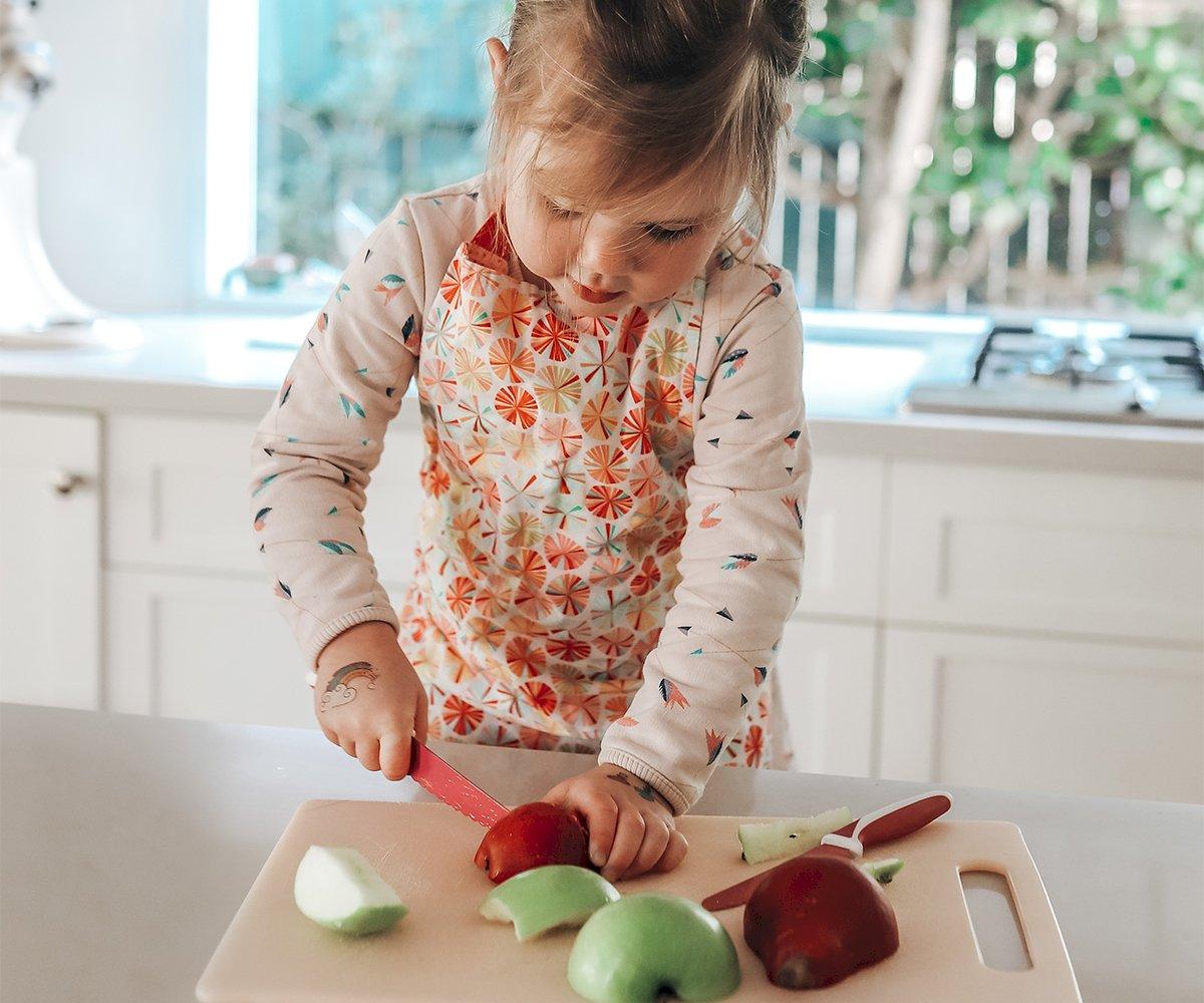 Cuchillo de aprendizaje KiddiKutter Caramel