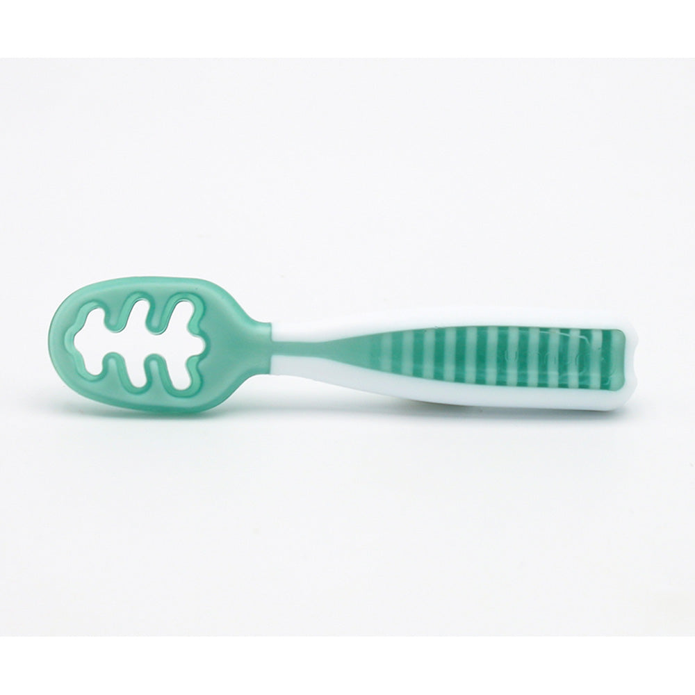 Pack 2 pre cucharas de aprendizaje Num Num Verde Gris