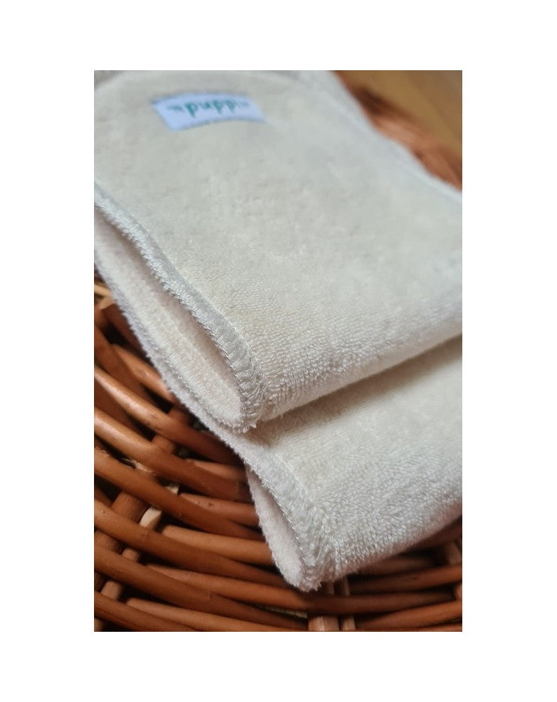 Absorbente Bio-Terry Long 100% algodón orgánico Puppi