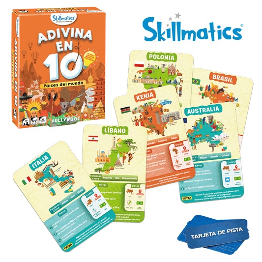 Adivina en 10 . Países del mundo. Lúdilo