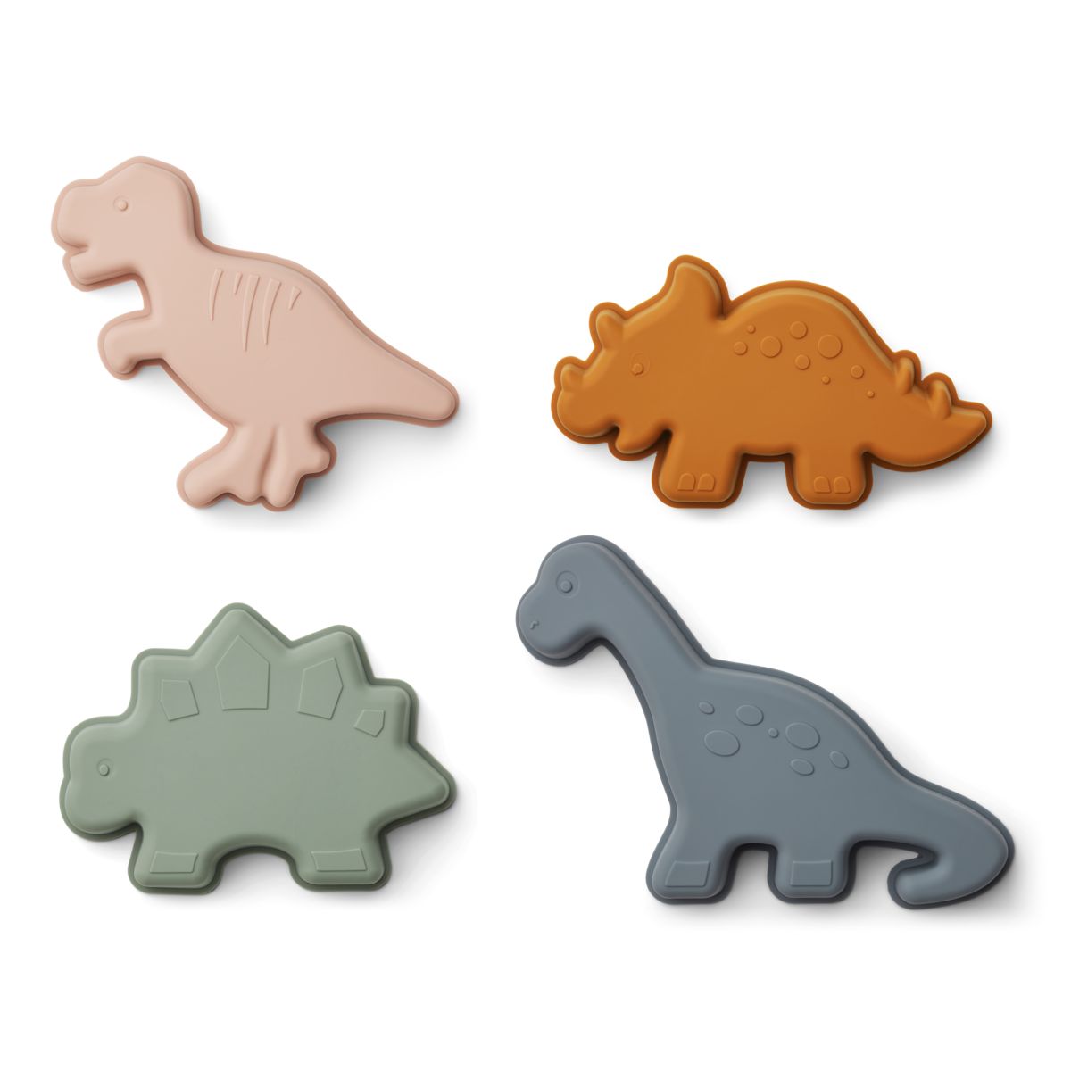 Set moldes silicona Gill Liewood Dino Sandy