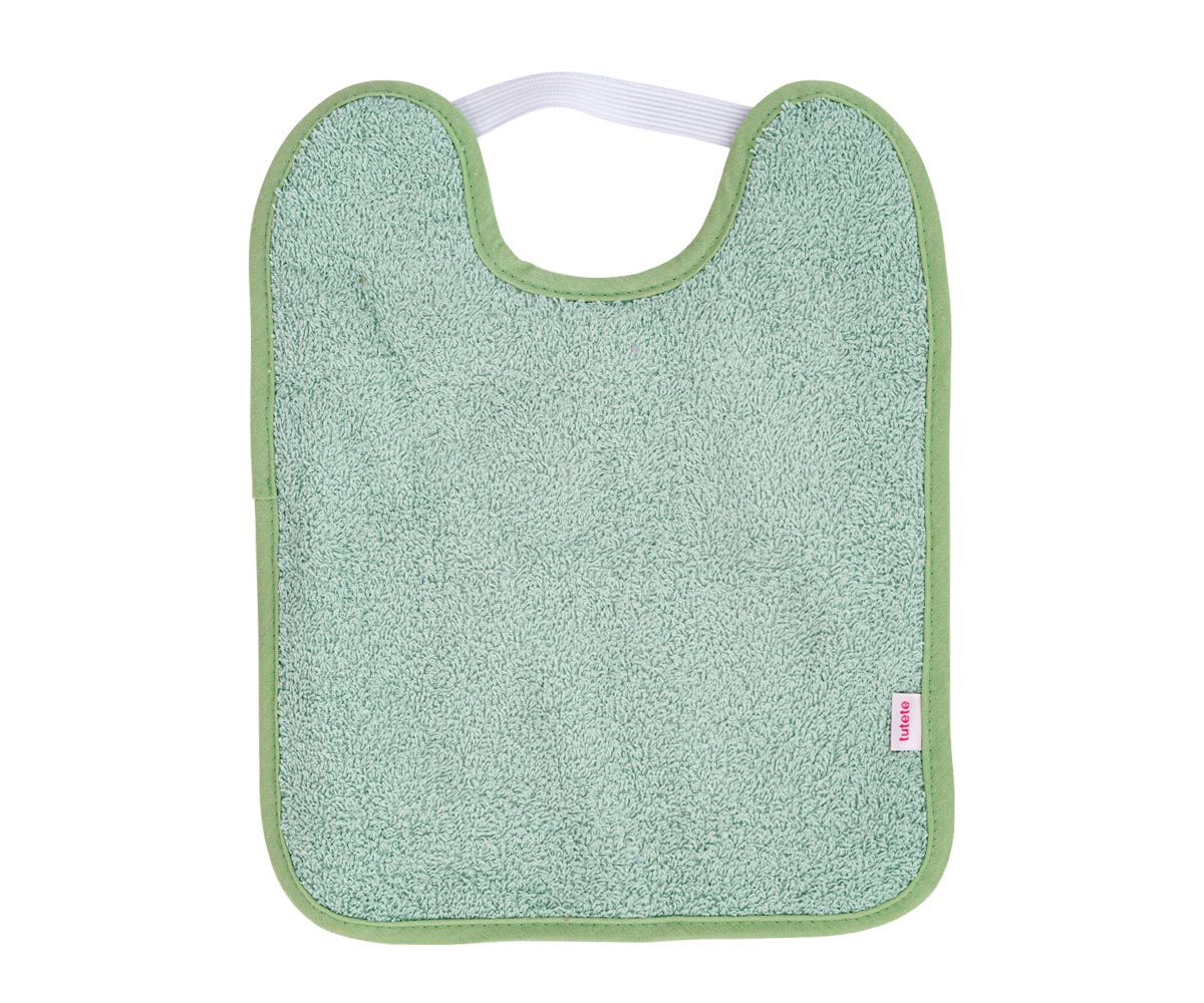 Babero toalla plastificado Tutete Verde