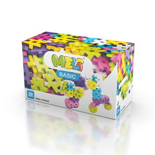 Bloques Meli Basic Pastel 50 piezas