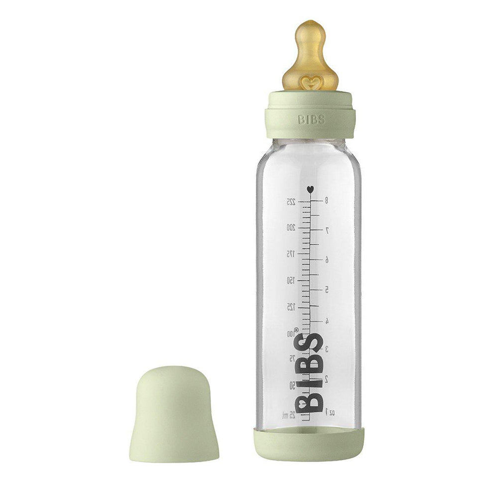 Biberón de cristal 225ml BIBS Sage