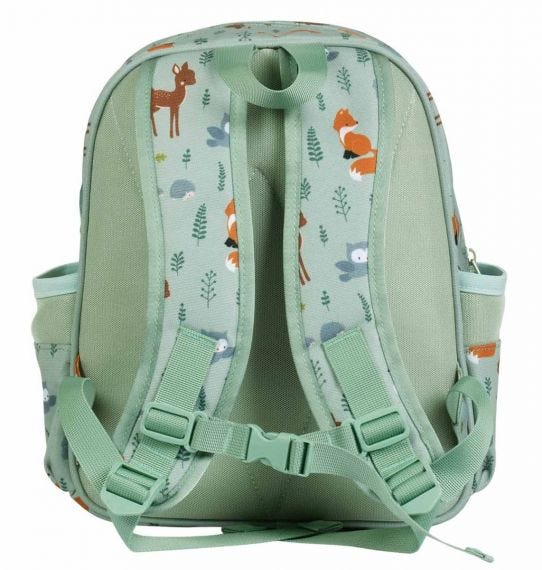Mochila con bolsillo térmico - A Little Lovely Company Amigos del Bosque