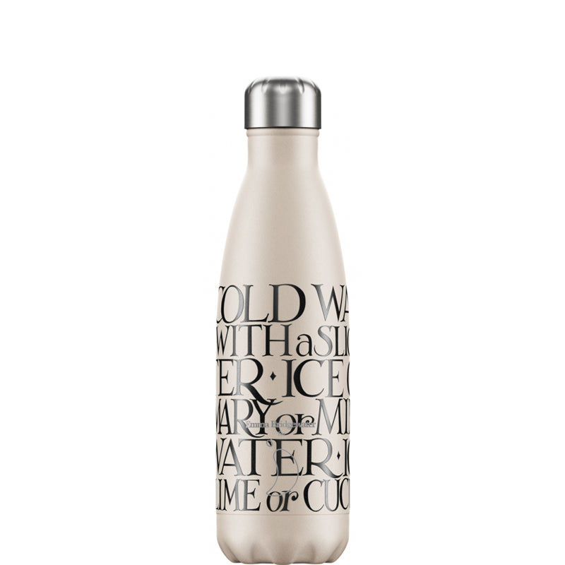 Botella acero inoxidable térmica 500ml Chilly's Art Letras