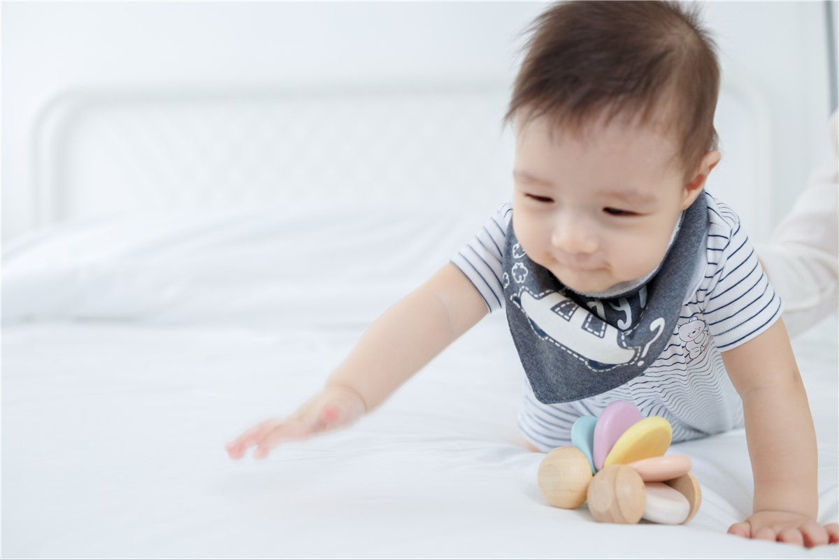 Coche bebé pastel plantoys