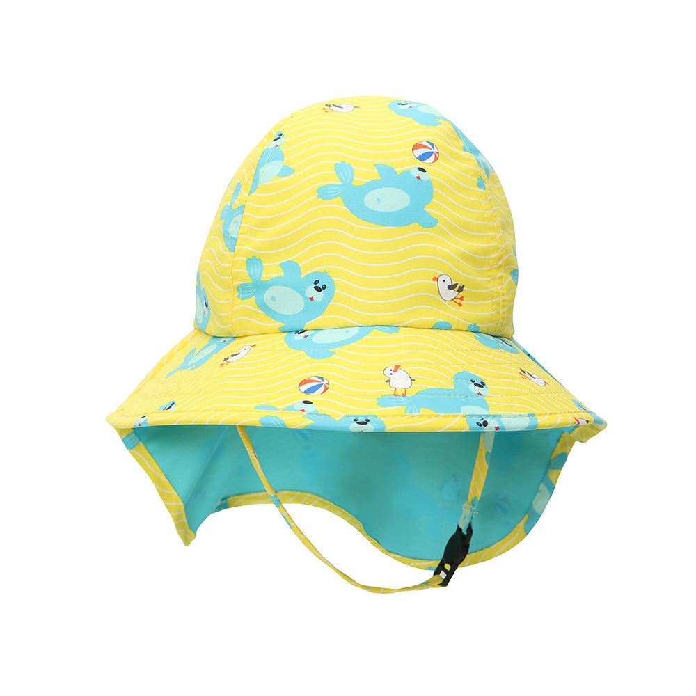 Gorrito de playa con protección Upf50+ Foca Zoocchini