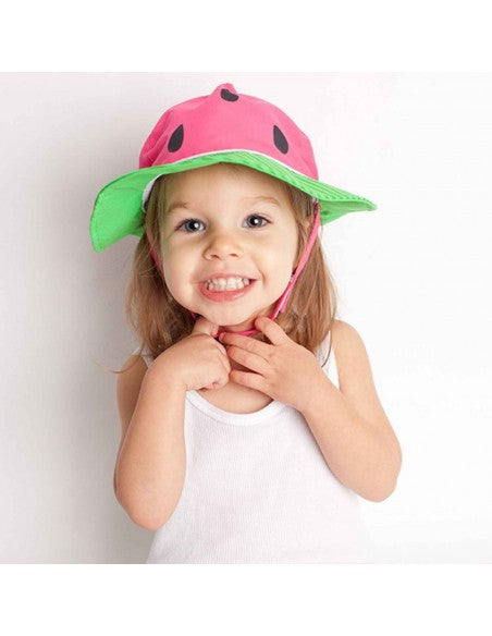 Gorrito de playa con protección Upf50+ Sandia Zoocchini