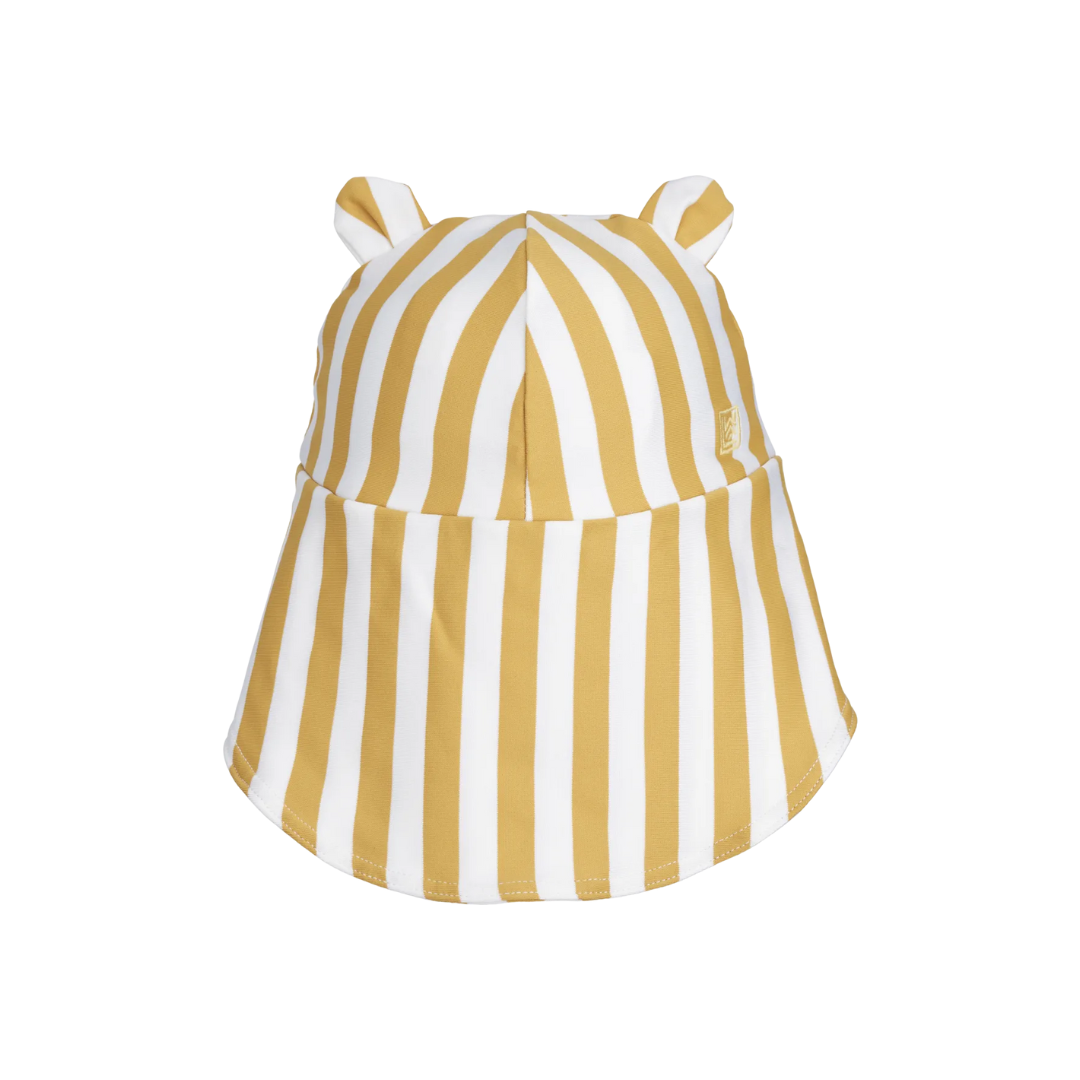 Gorro con protección solar Senia Liewood Stripes Yellow mellow