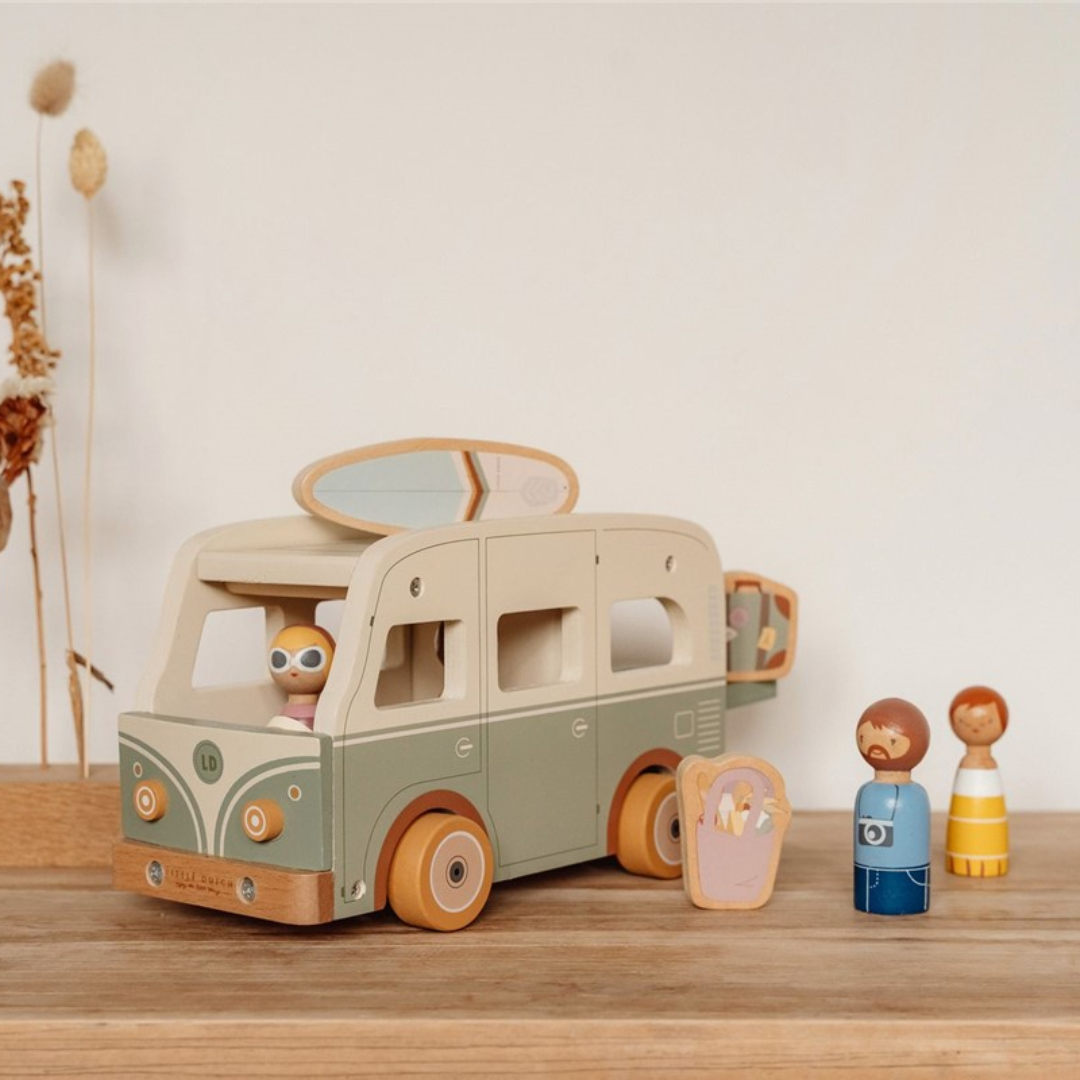 Furgoneta retro encajable Little Dutch