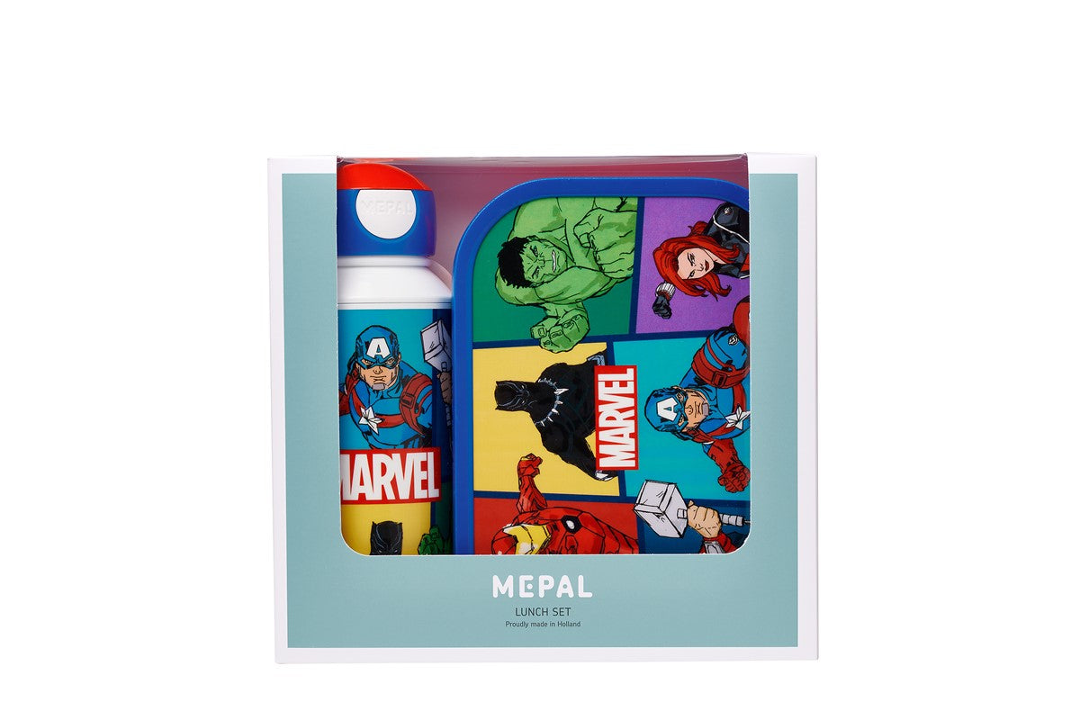 Pack Fiambrera + Botella Mepal Campus Avengers