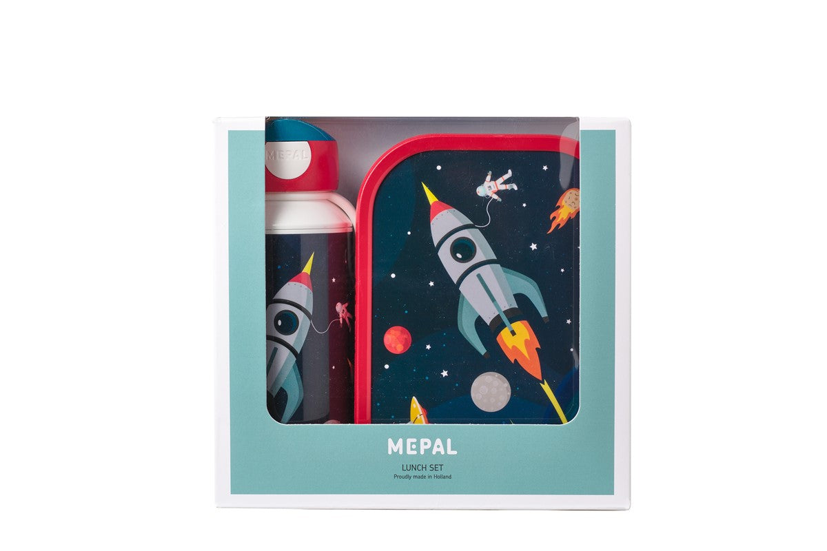 Pack Fiambrera + Botella Mepal Campus Space