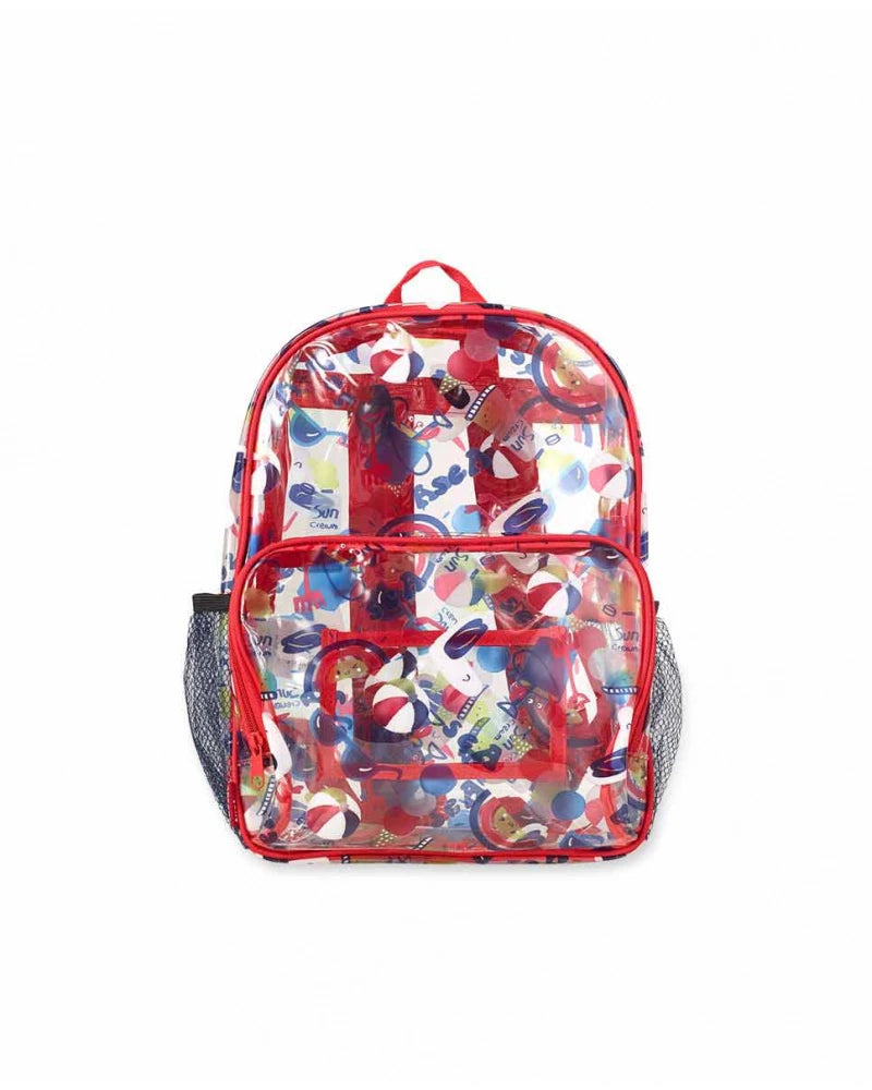 Mochila transparente niño sale