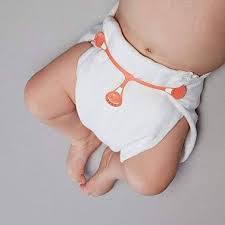 Pañal de tela predoblado de bambú elástico Blümchen Talla L