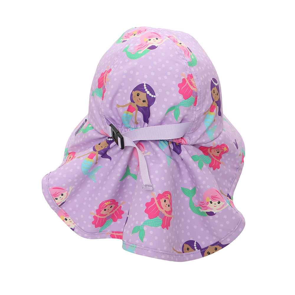Gorrito de playa con protección Upf50+ Sirena Zoocchini