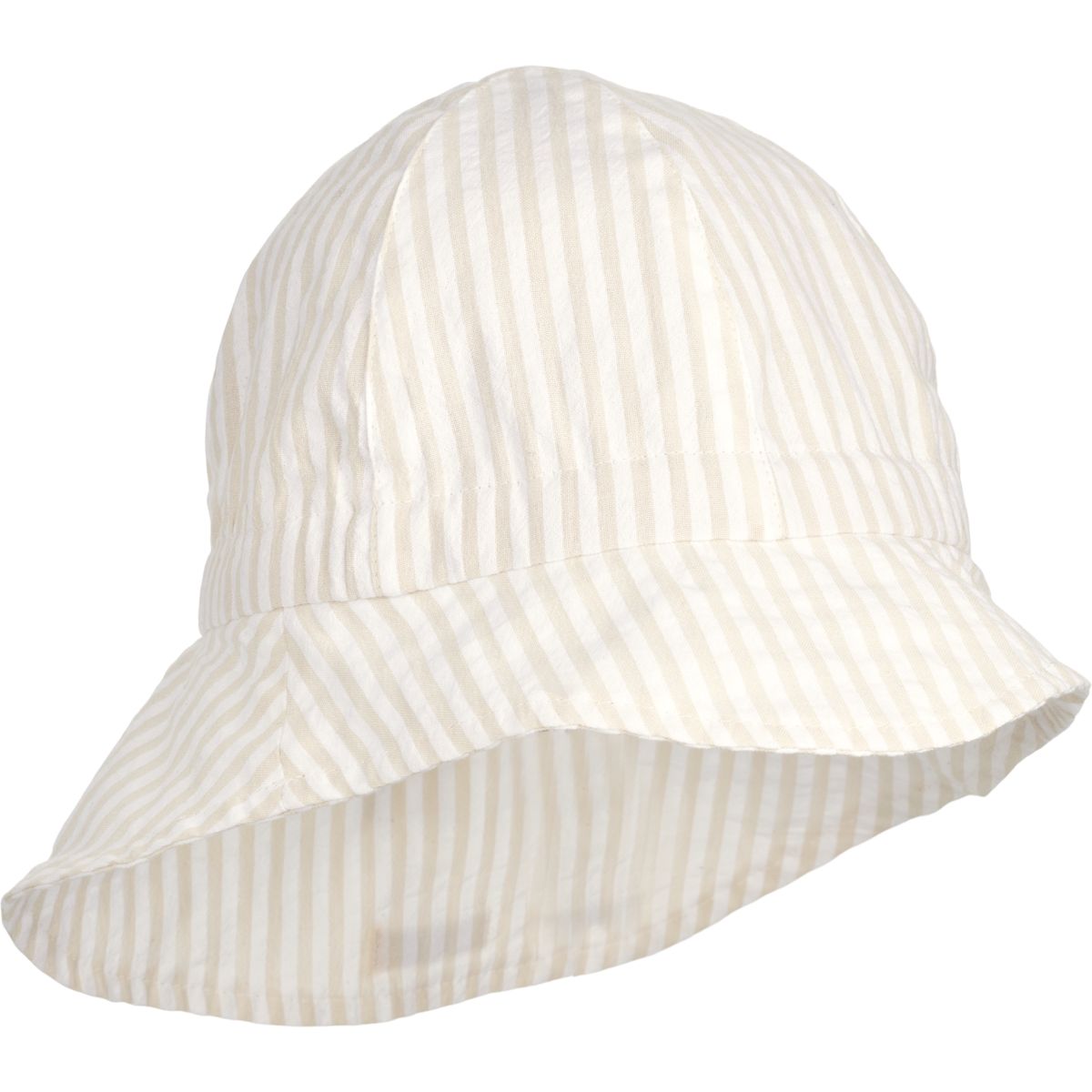 Gorro de algodón organico Liewood White/Sandy