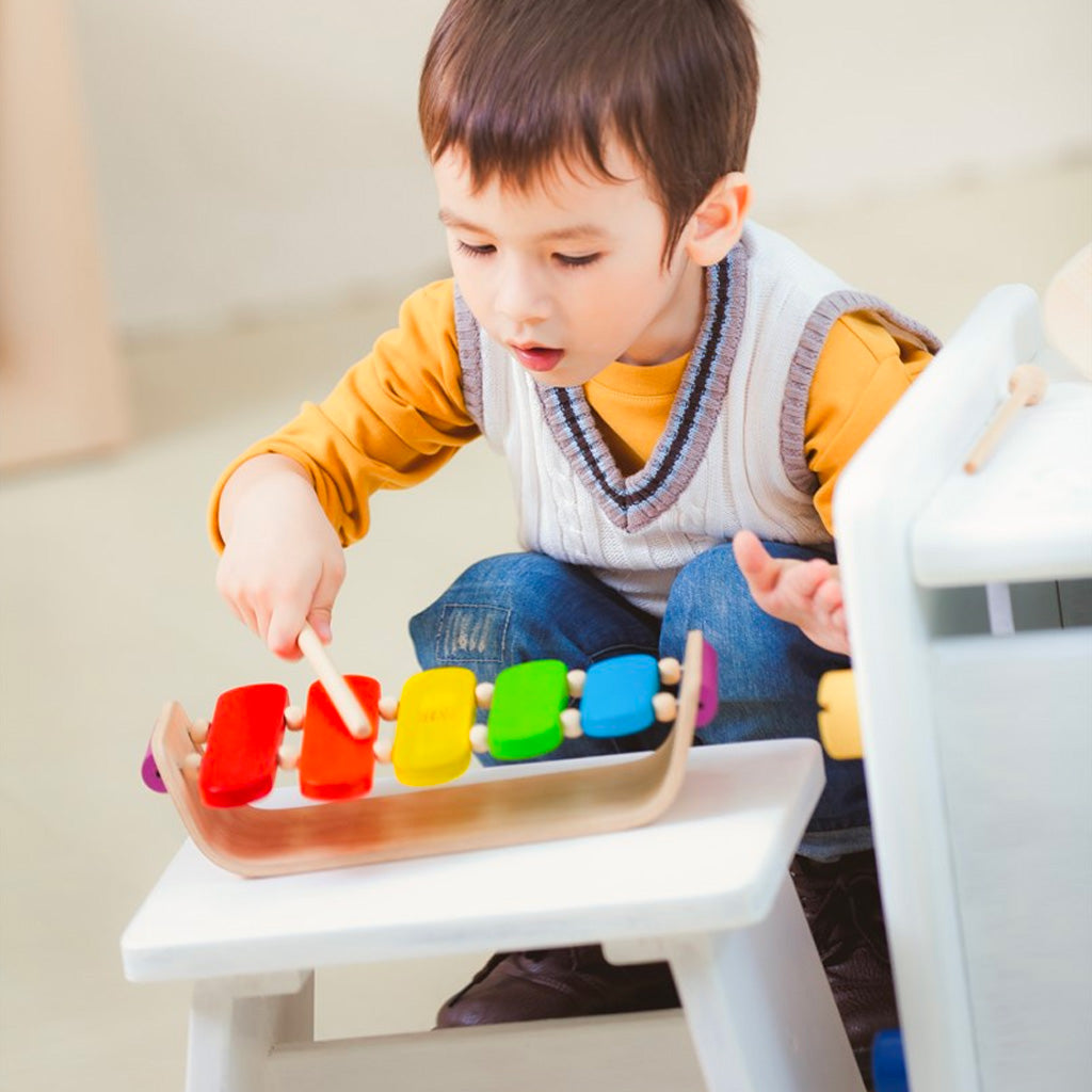 Xilófono de madera Plantoys