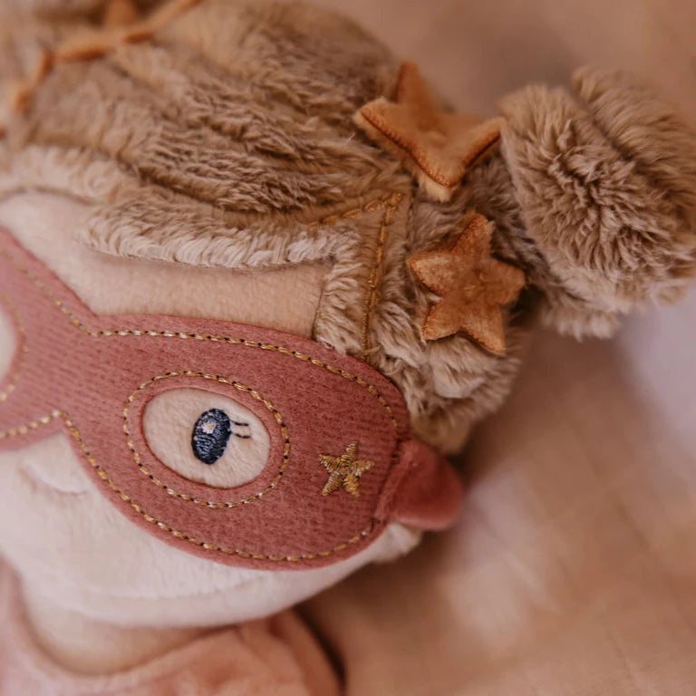 Muñeca blandita 35cm Rosa Superheroína Little Dutch