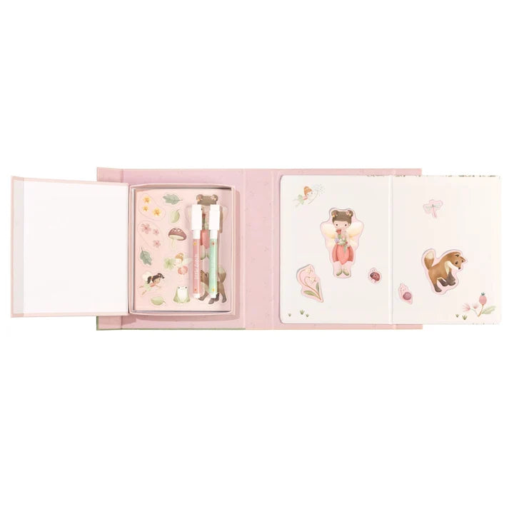 Set de juego magnético Little Dutch - Rosa Fairy Garden