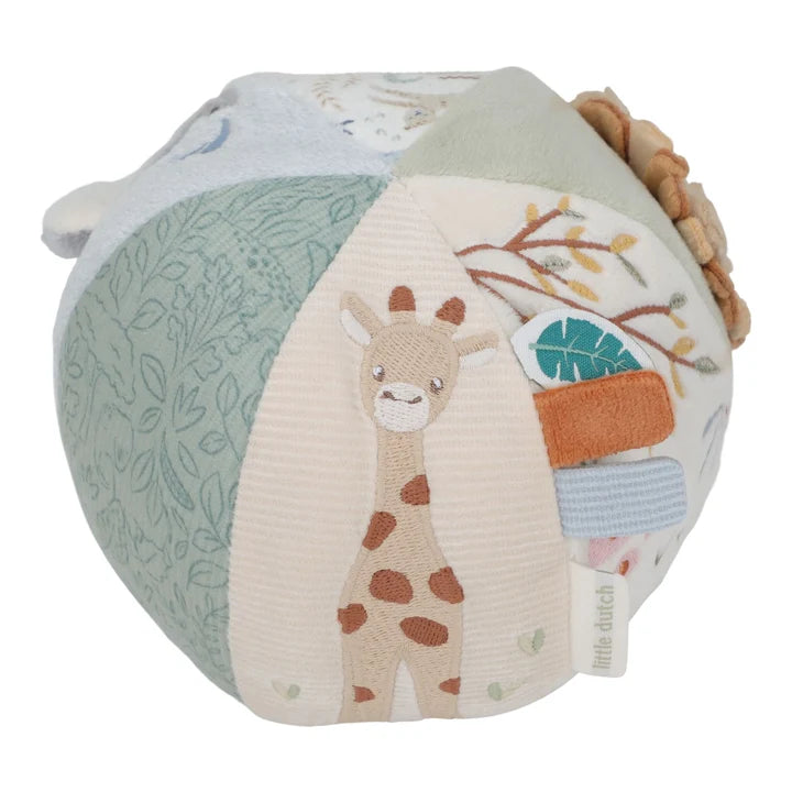 Pelota mini blandita Little Dutch - Safari Friends