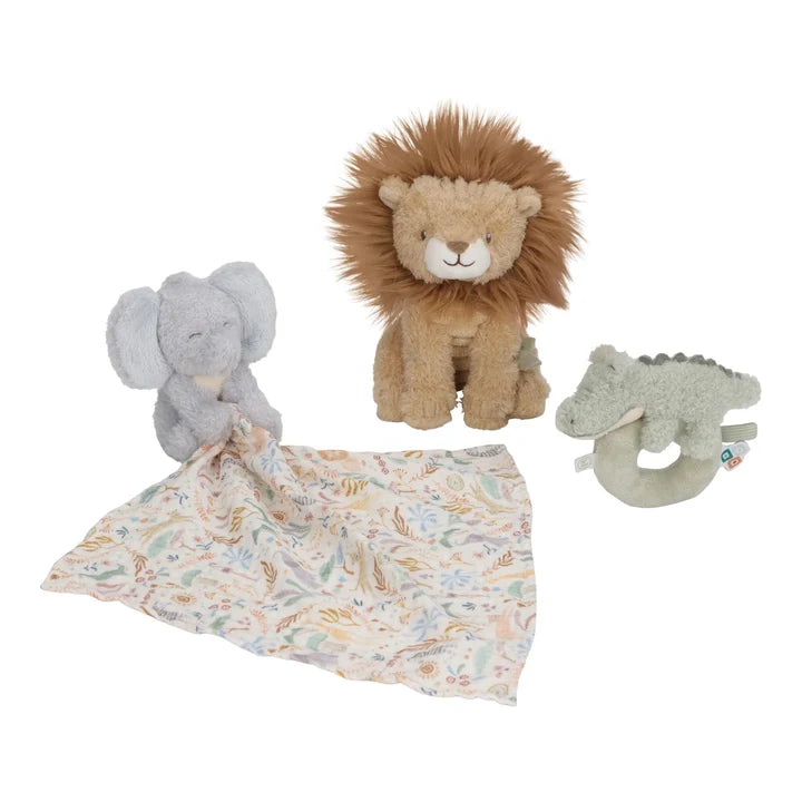 Caja regalo bebé Little Dutch - Safari Friends