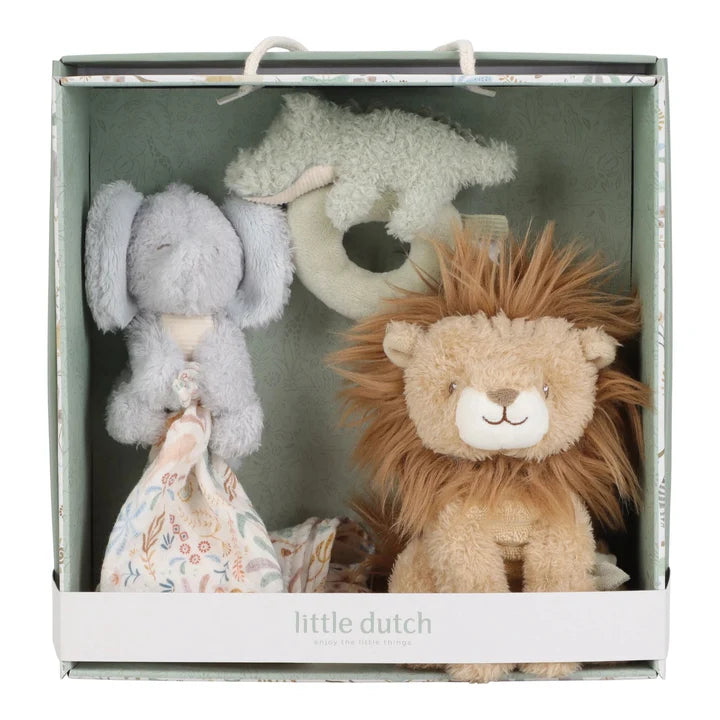Caja regalo bebé Little Dutch - Safari Friends