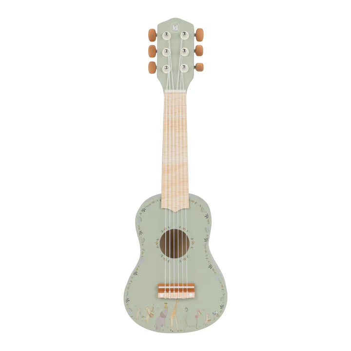 Guitarra de Madera FSC Little Dutch - Safari Friends Verde