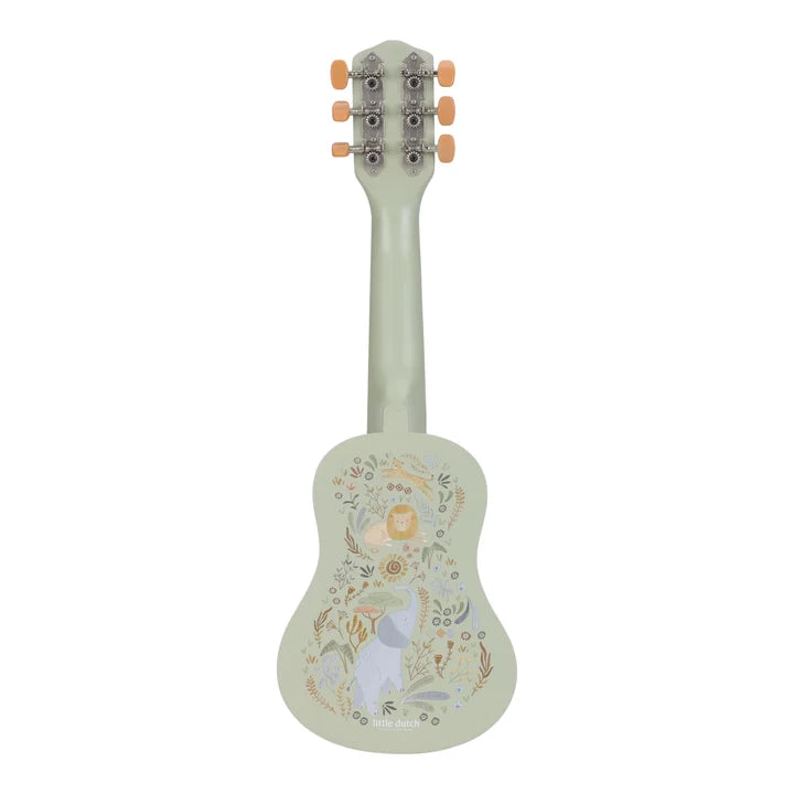 Guitarra de Madera FSC Little Dutch - Safari Friends Verde
